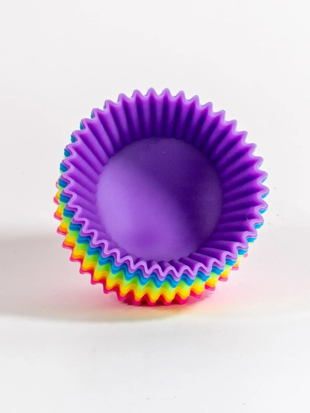 Reusable Non-Stick Silicone Baking Cups or Muffin Liners